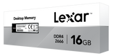 Lexar 16GB DDR4-2666MHz U-DIMM 288-pin Desktop Memory